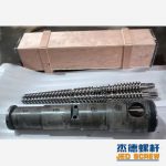 杰德 51／105锥形双螺杆机筒 pvc型材专用 技术精湛 源头厂家 保质出货 畅销国内外-冠亚体育（中国）官方网站，挤出机螺杆，注塑机螺杆，舟山螺杆，螺杆厂