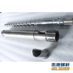 杰德 橡胶挤出机新型螺杆机筒 塑化均匀 支持定制 经久耐用-冠亚体育（中国）官方网站，挤出机螺杆，注塑机螺杆，舟山螺杆，螺杆厂
