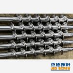 杰德 送料螺杆 定制设计 耐磨耐腐蚀 强度高-冠亚体育（中国）官方网站，挤出机螺杆，注塑机螺杆，舟山螺杆，螺杆厂