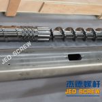 杰德 出口越南的单排气造粒机螺杆机筒 技术精湛 塑化优良-冠亚体育（中国）官方网站，挤出机螺杆，注塑机螺杆，舟山螺杆，螺杆厂
